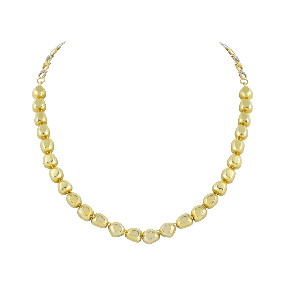 Polki Necklace Line in Open Setting